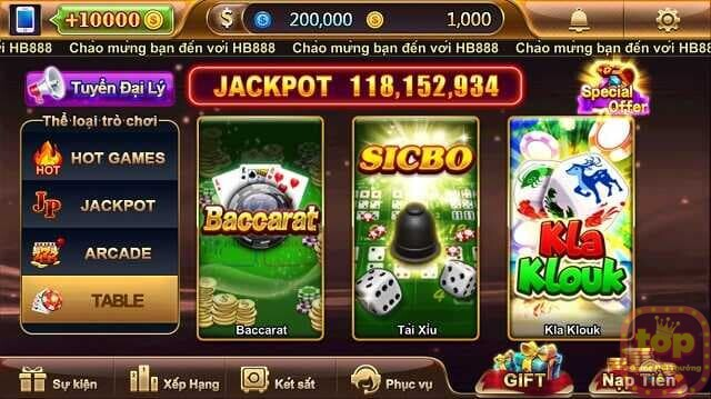 Đa dạng loại hình giải trí từ game bài đến Slot đổi thưởng