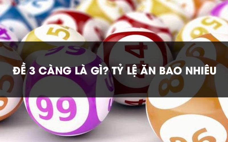 Những loại dàn đề ba càng phổ biến